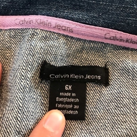 Calvin Klein jean jacket - Picture 5 of 6